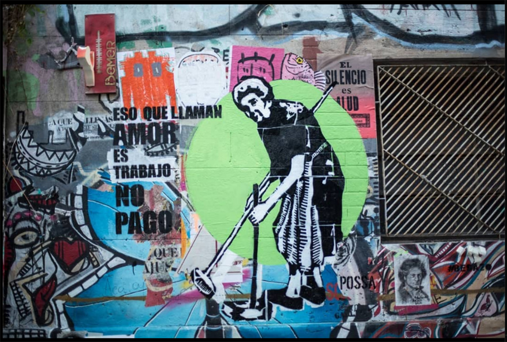 Mural parte de la serie Eso que llaman amor